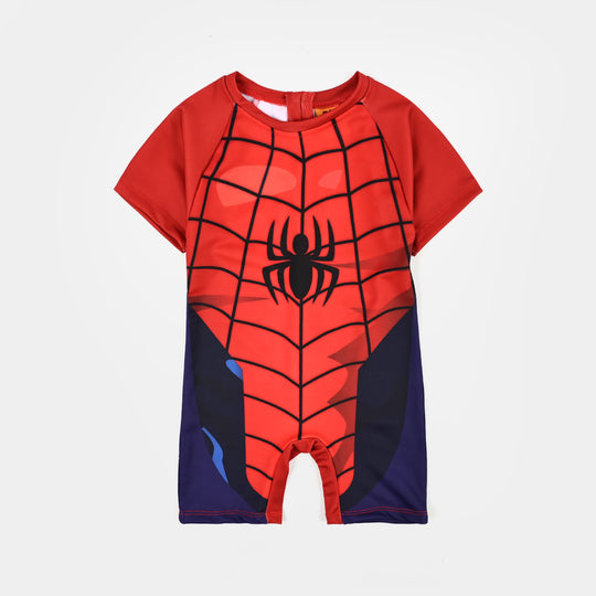 Boys Nylon Swimming Jumper Character-RED