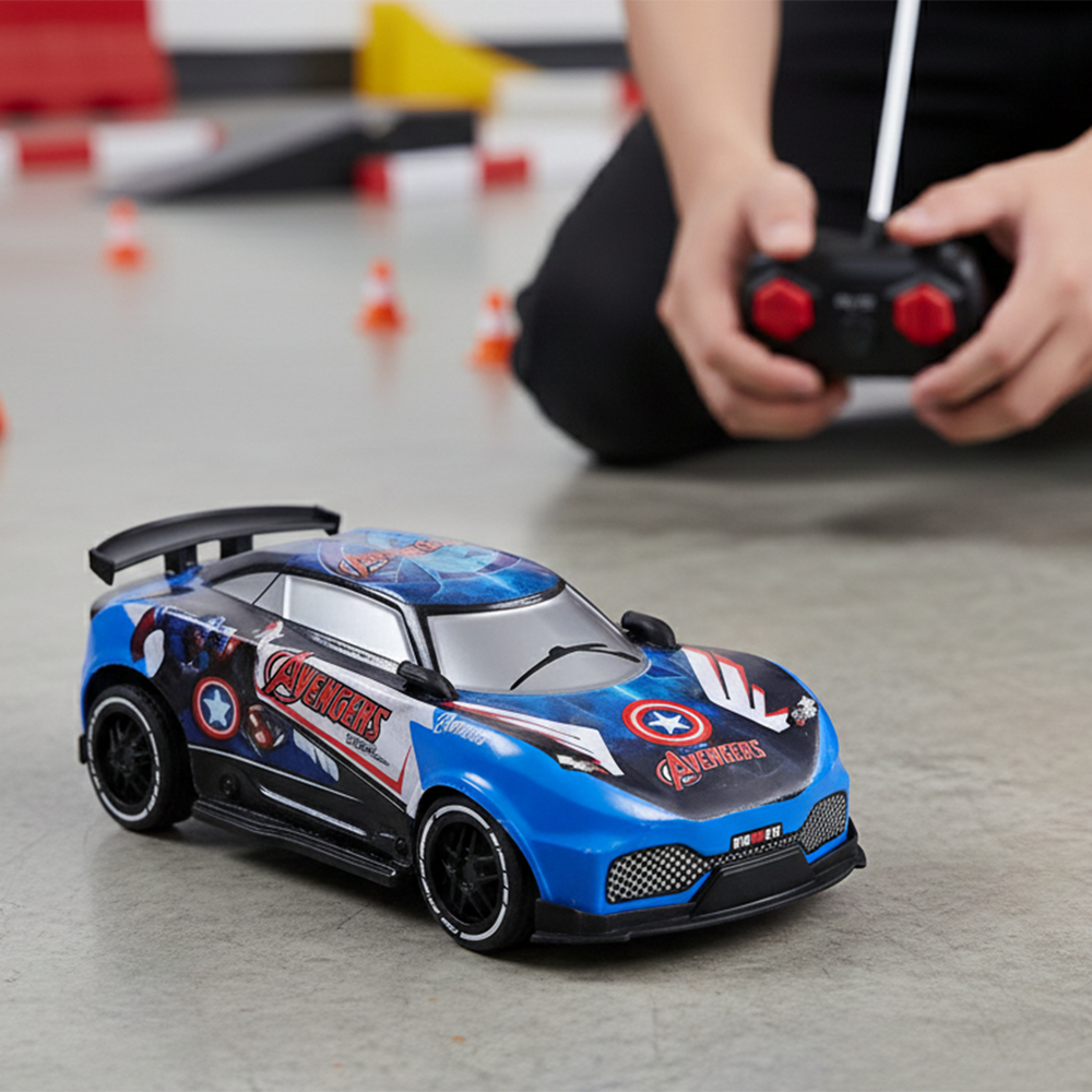 Character Theme PVC Shell Remote Control Car for Kids