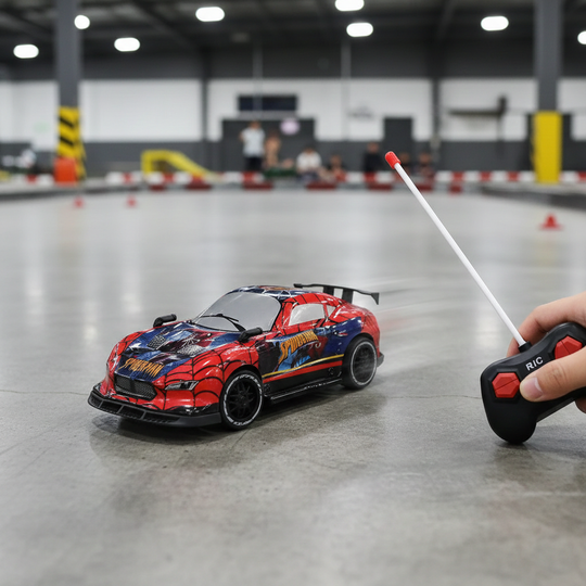 Character Theme PVC Shell Remote Control Car for Kids