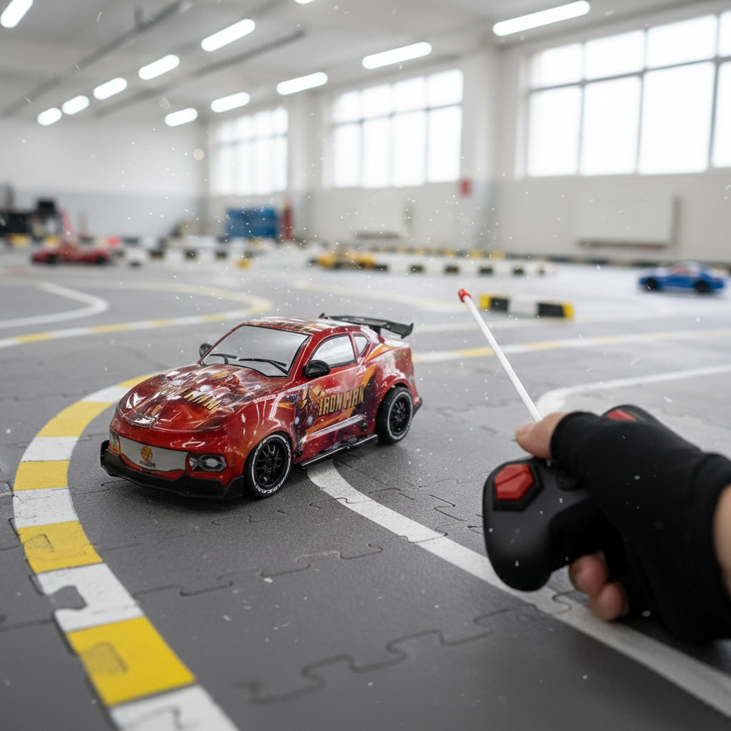 Character Theme PVC Shell Remote Control Car for Kids