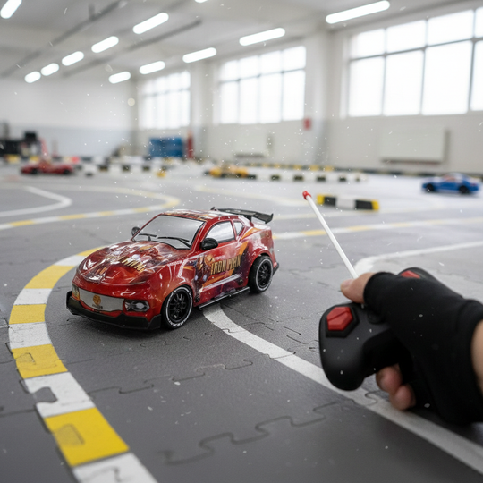 Character Theme PVC Shell Remote Control Car for Kids