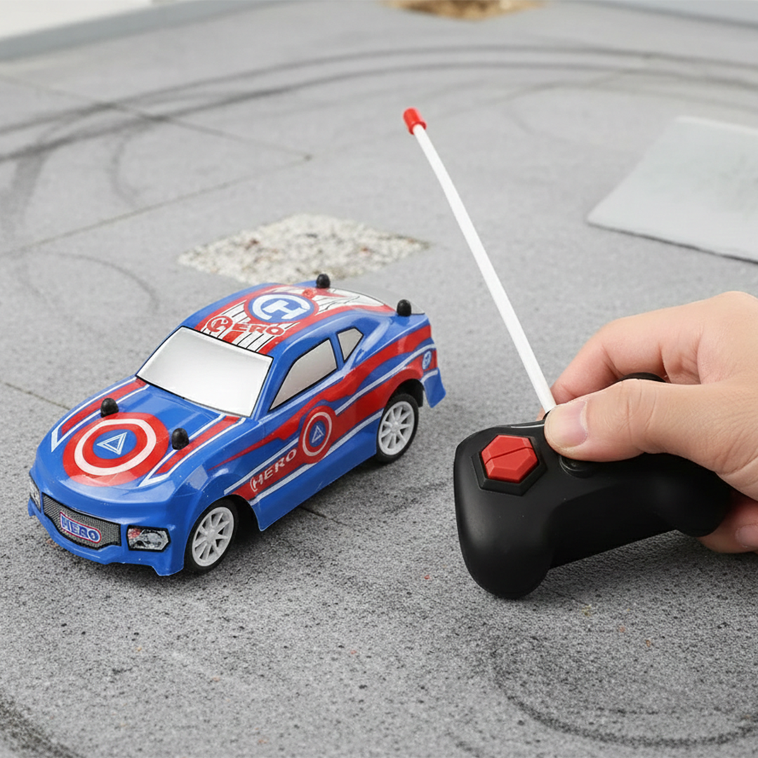 Character Theme PVC Shell Remote Control Car for Kids