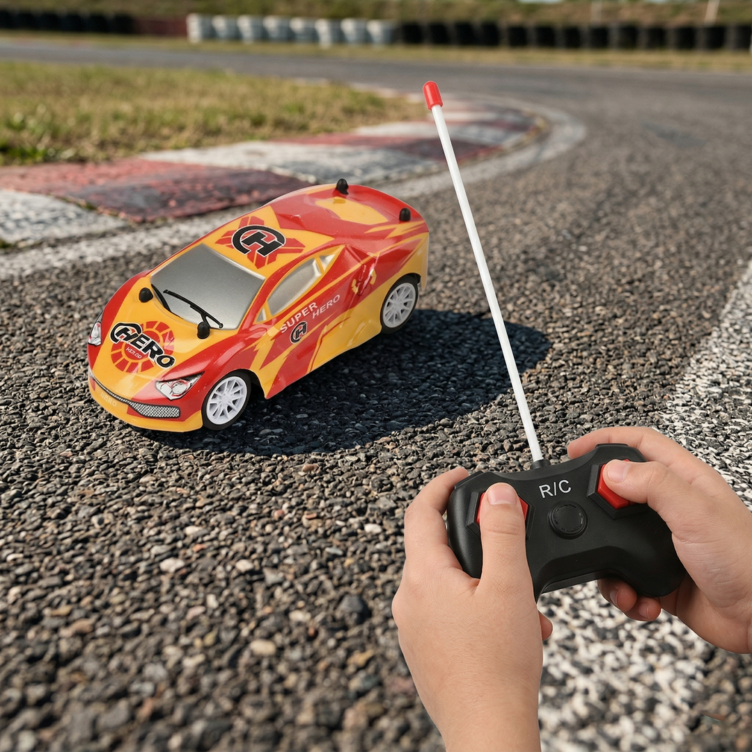 Character Theme PVC Shell Remote Control Car for Kids