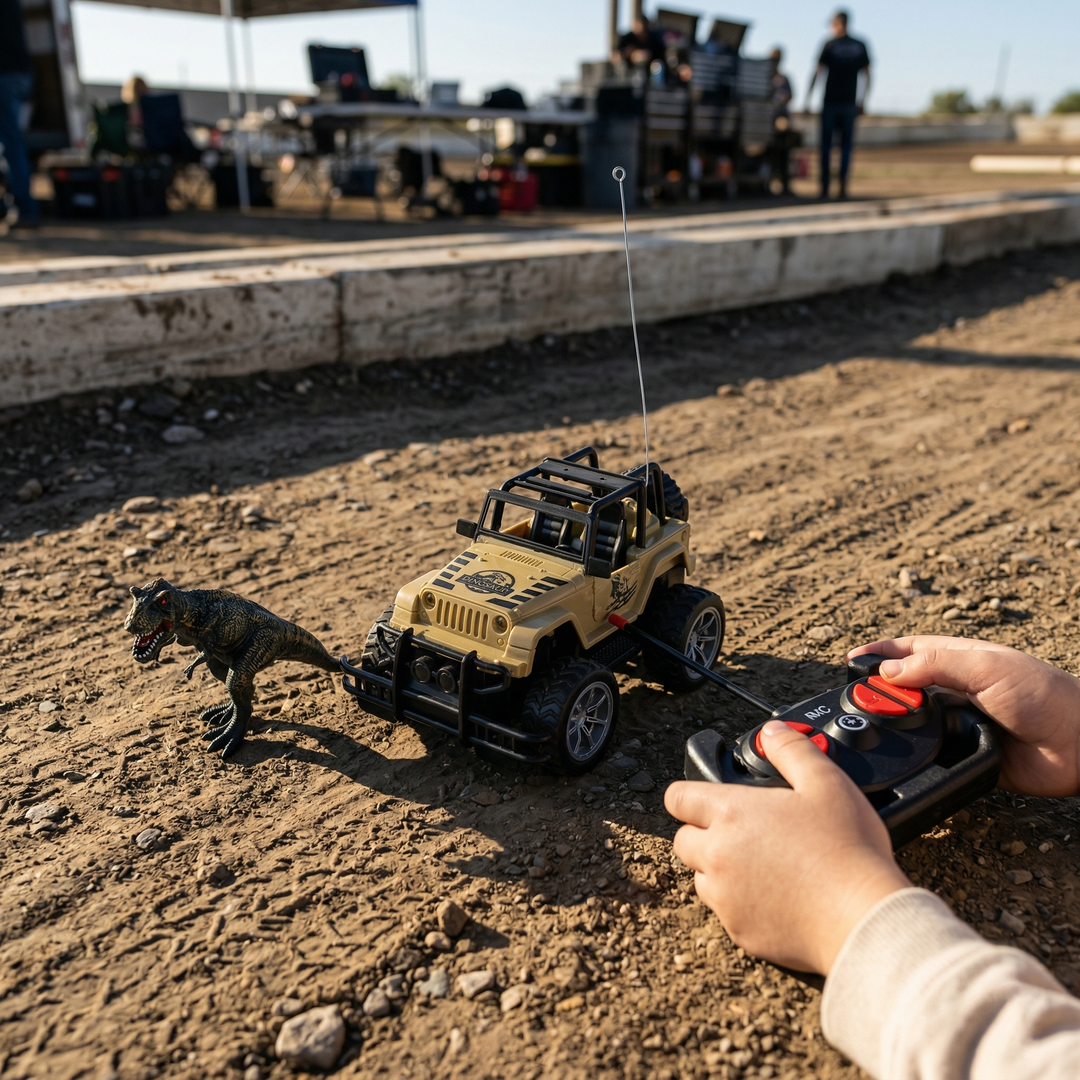 Dinosaur World Remote Control Jeep/Car for Kids