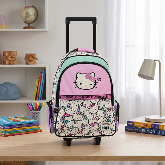 Smiggle Rolling Backpack/Trolley Bag for Kids