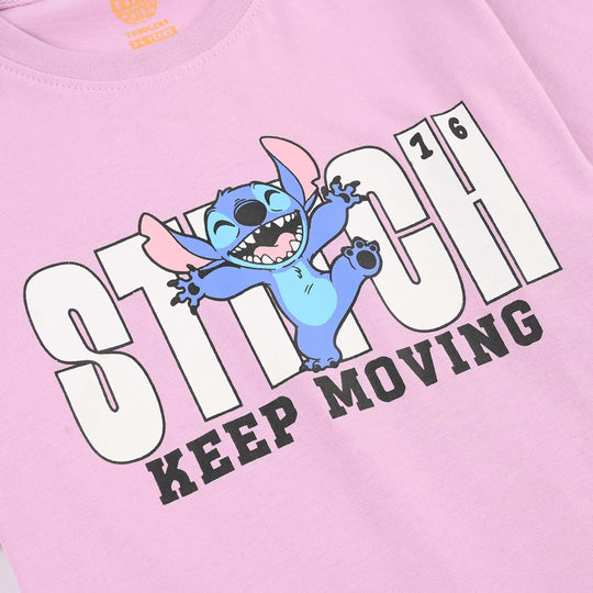 Girls Rib T-Shirts H/S Stitch