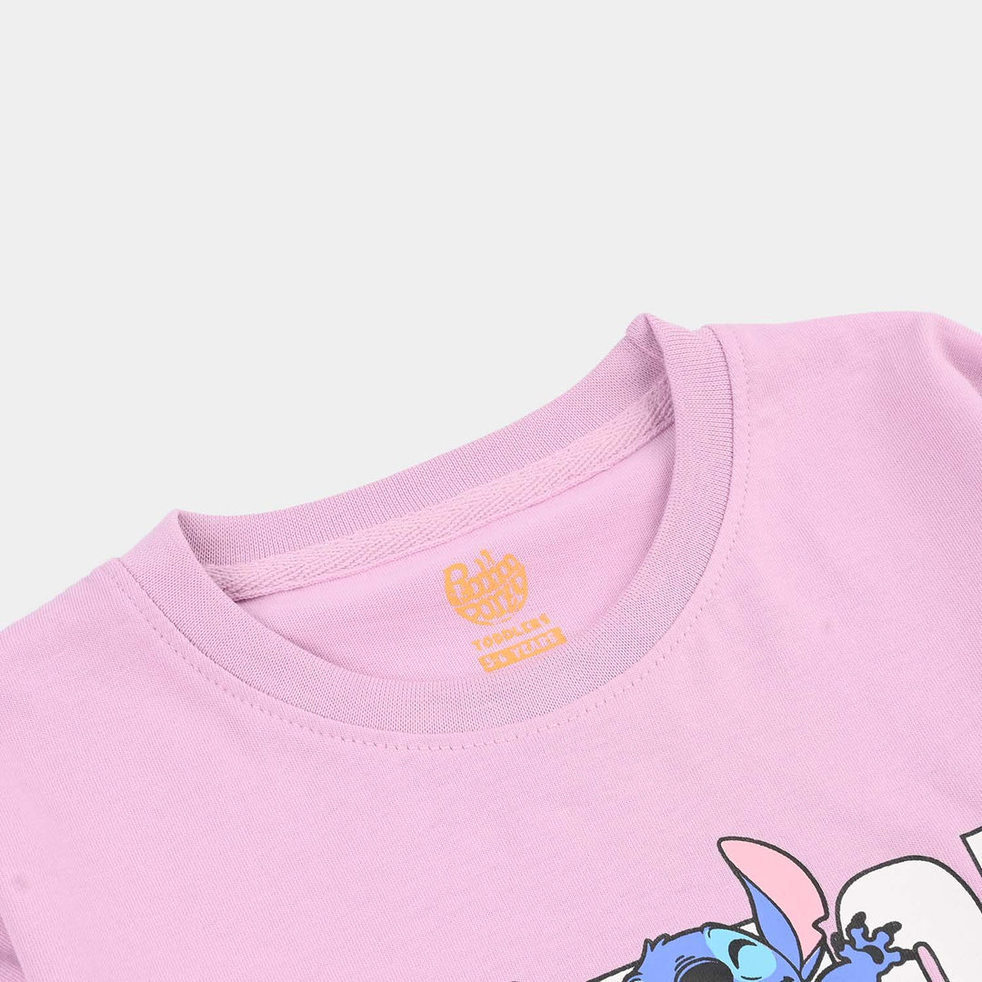 Girls Rib T-Shirts H/S Stitch