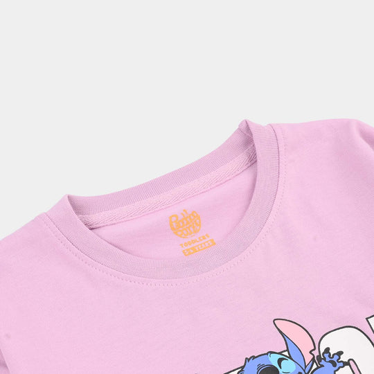Girls Rib T-Shirts H/S Stitch