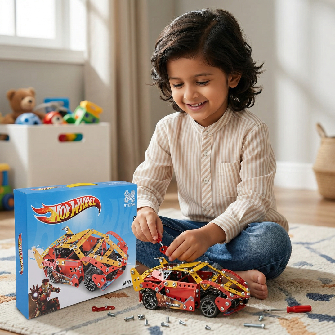 Hot Wheel Vehicle Metal Assembly Set