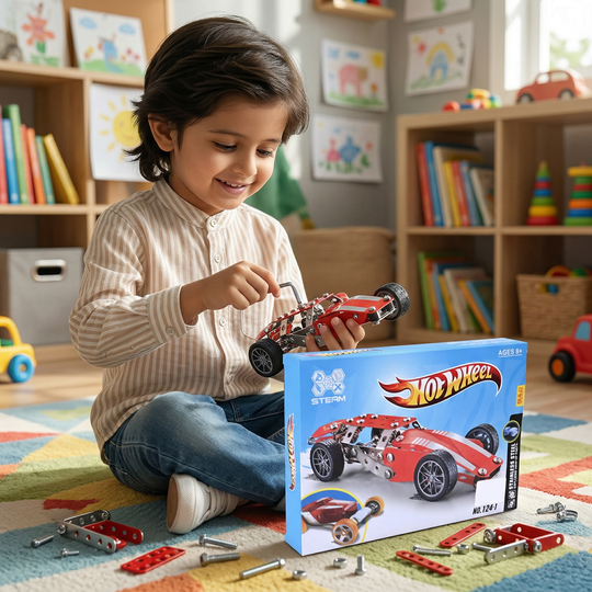 Hot Wheel Vehicle Metal Assembly Set