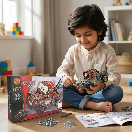 Metal Puzzle Assembly Car Set