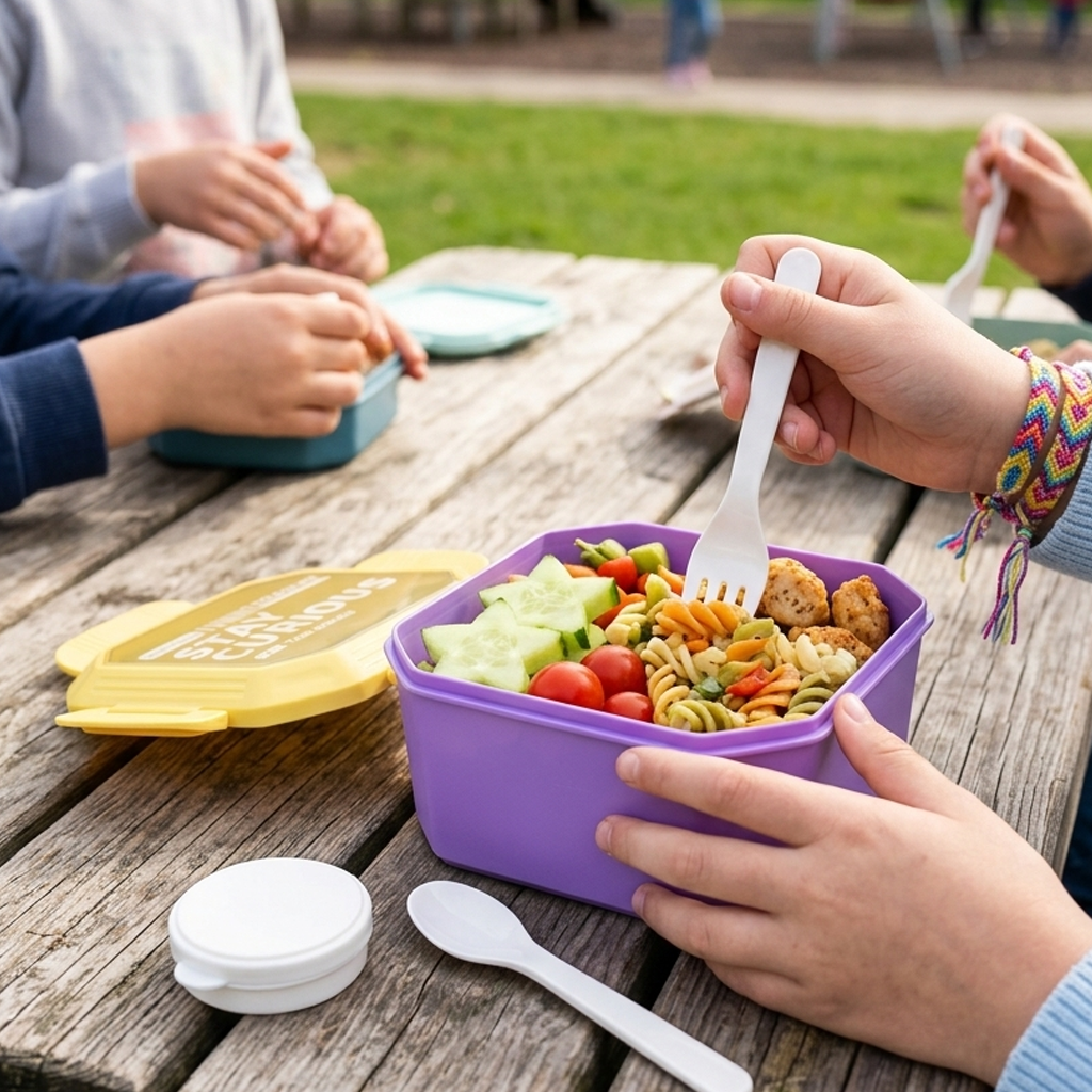 Kids Lunch Box Plastic
