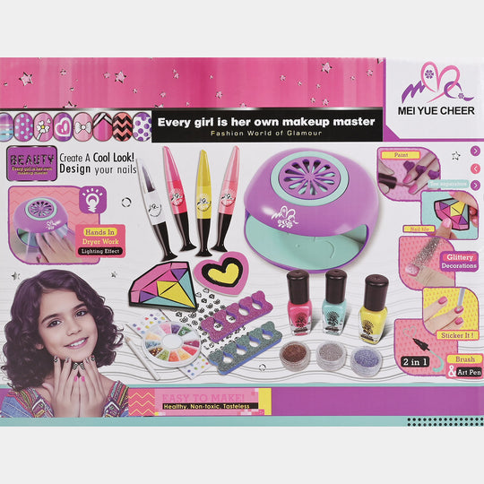 Nail Art Play Set With Dryer