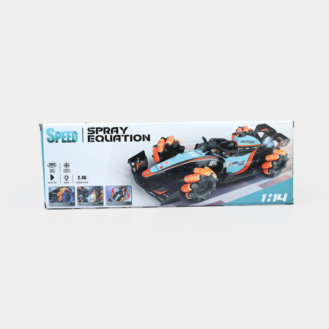 Speed Spray Equation RC F1 Car