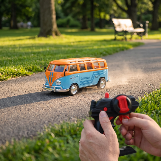 Retro Wagon Remote Control Model Car