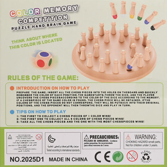 Color Memory Chess Game