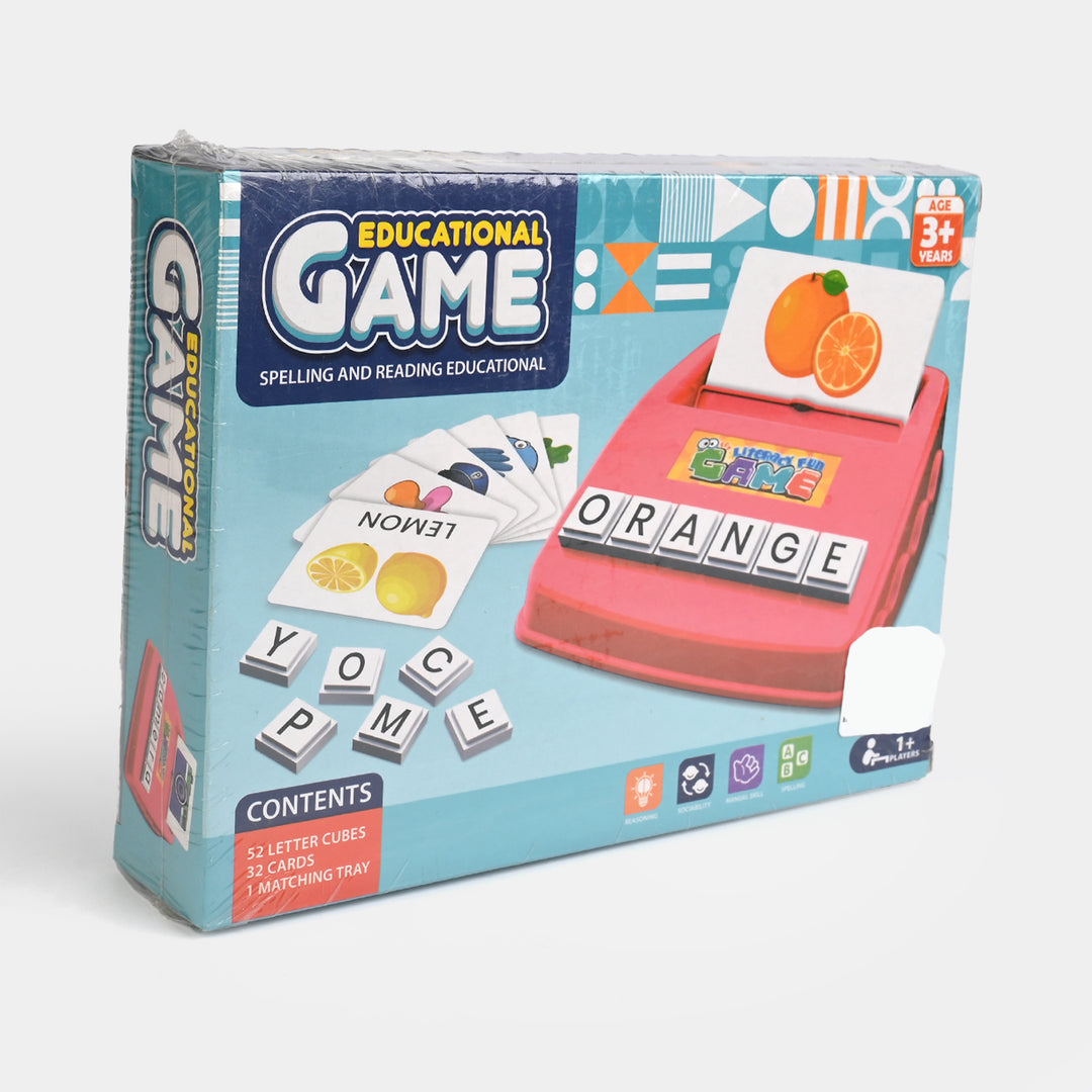 Spelling and Reading Educational Game