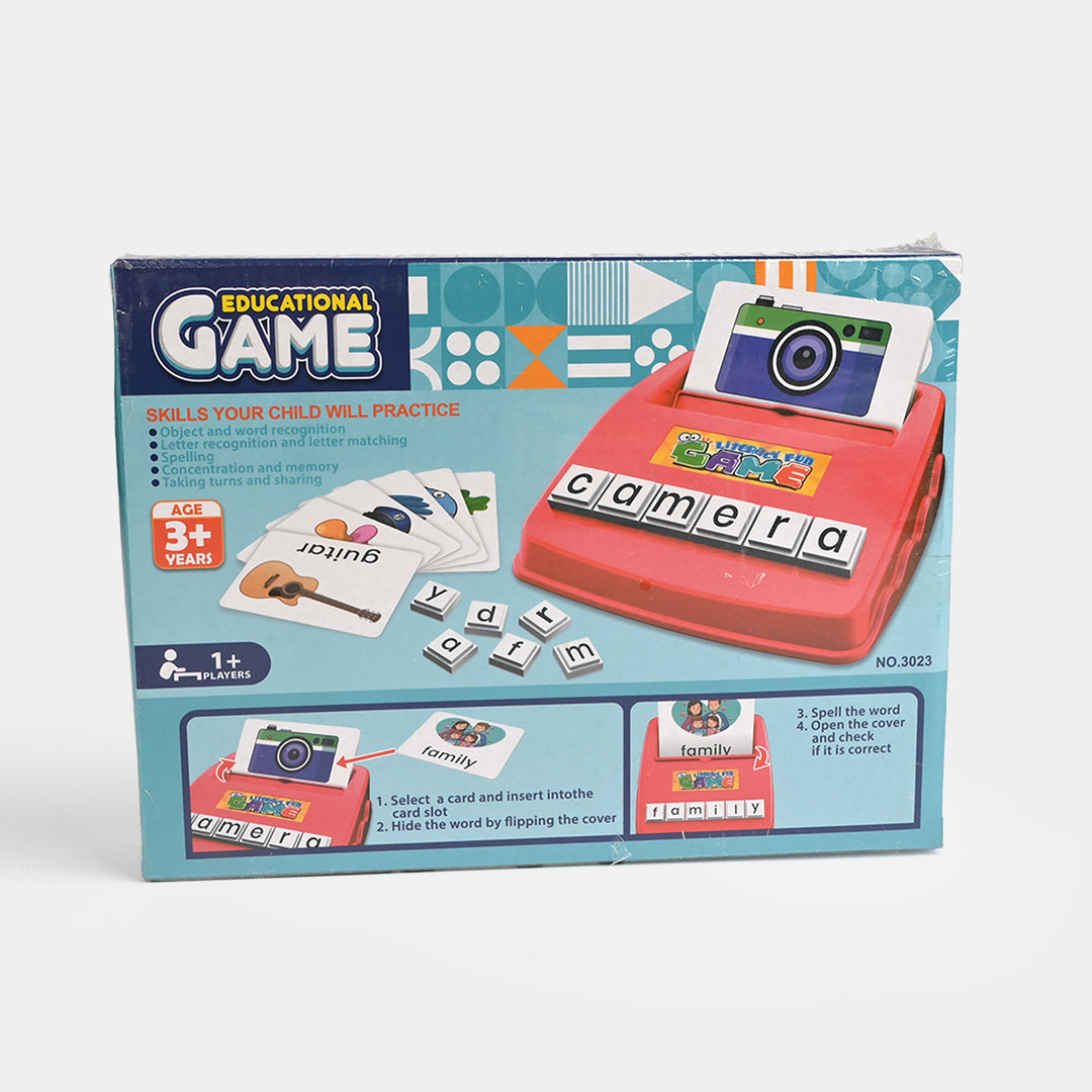 Spelling and Reading Educational Game