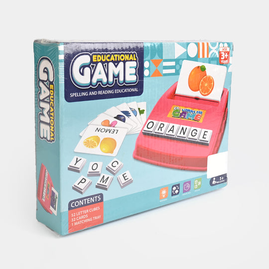 Spelling and Reading Educational Game
