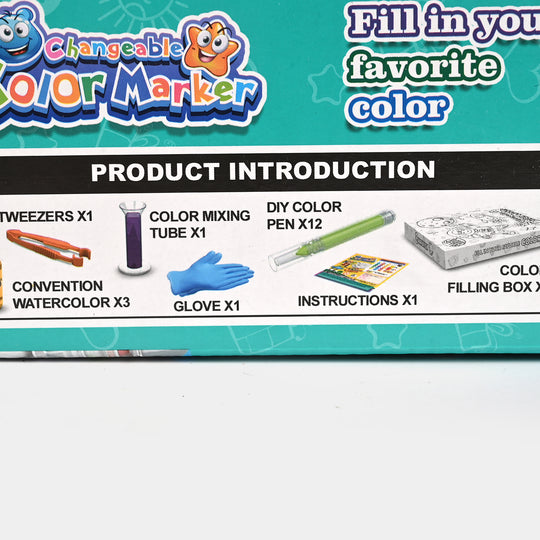 Fill-in Changeable Color Marker Set