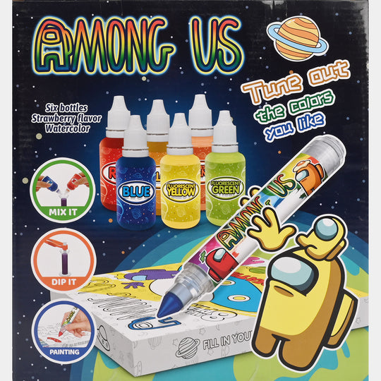 Graffiti Among Us DIY Color Pen Set