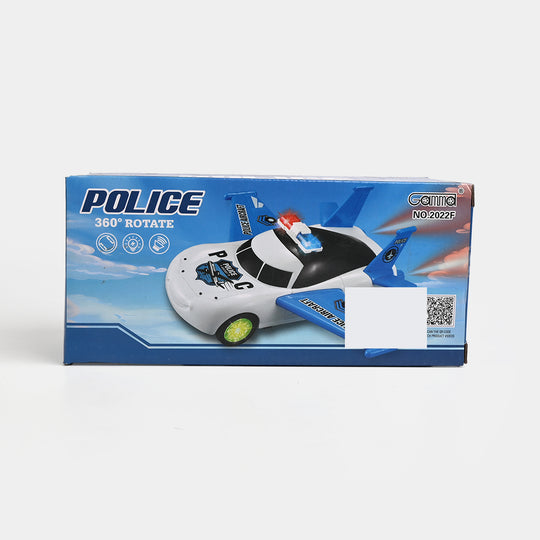 Electric Stunt Police Car For Kids