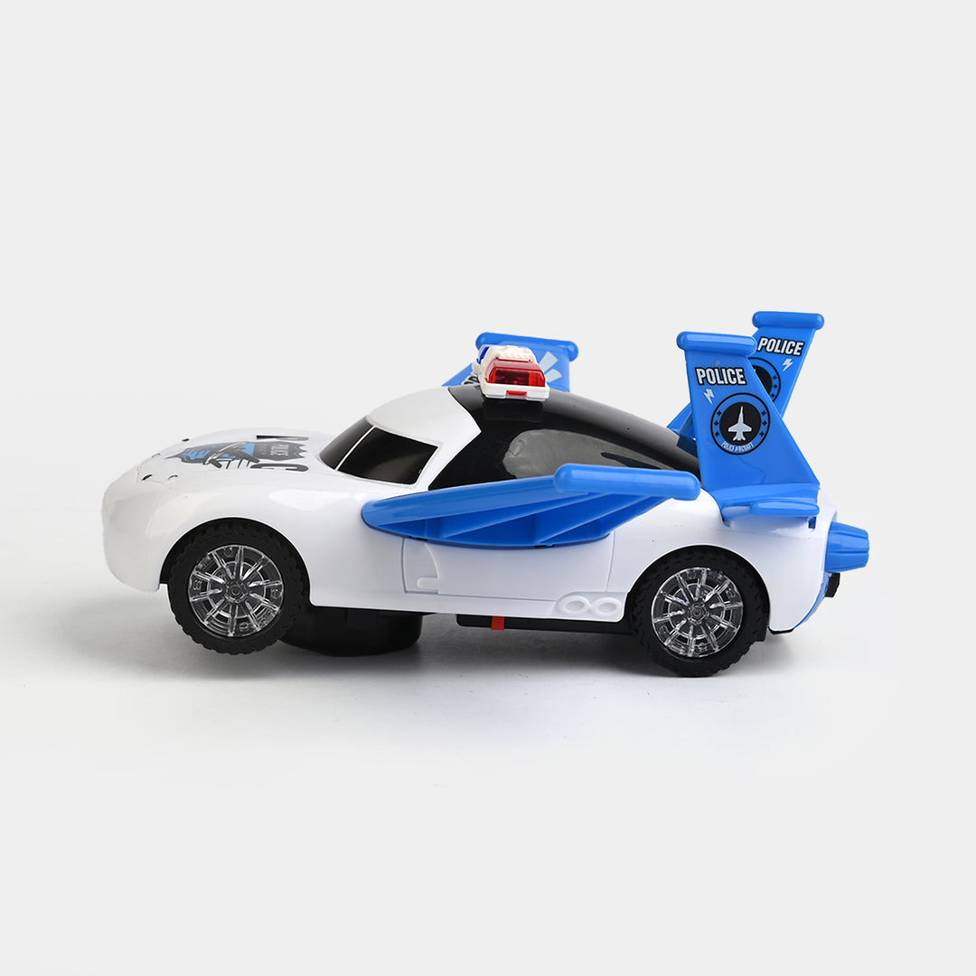 Electric Stunt Police Car For Kids