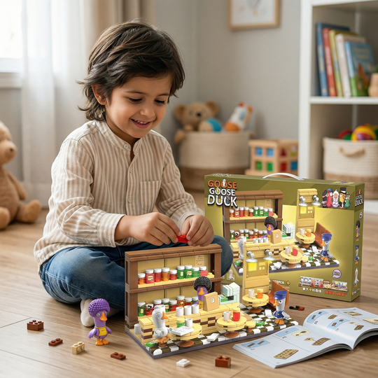 Funny Character Building Blocks Set
