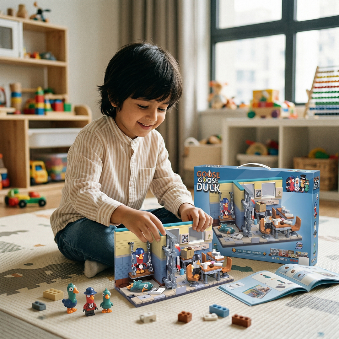 Funny Character Building Blocks Set