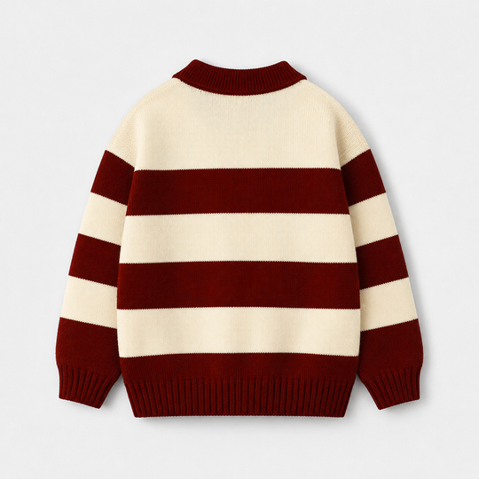 Boys Acrylic Sweater Team 36 - Stripes