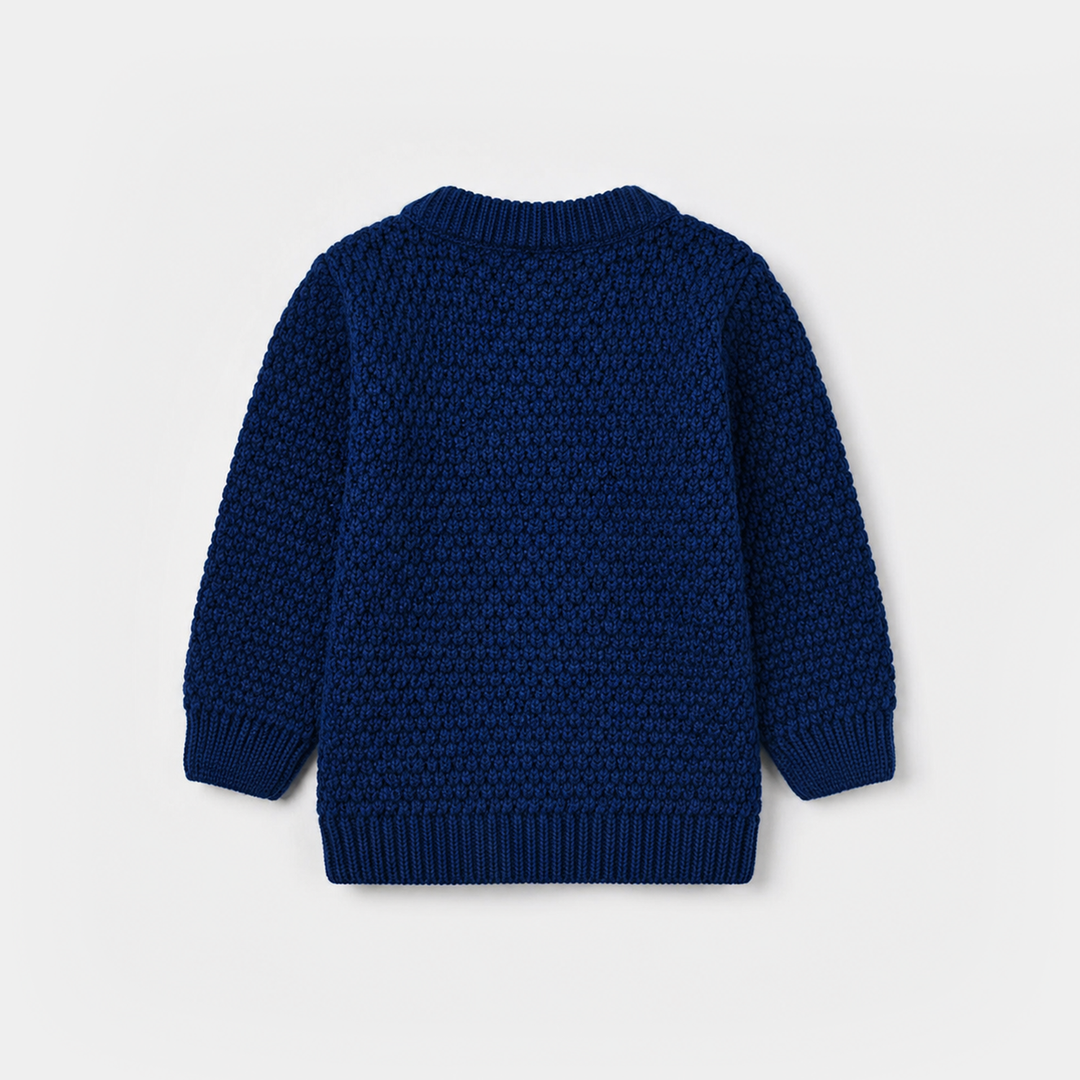 Infant Girls Acrylic Sweater Lilly - Royal Blue