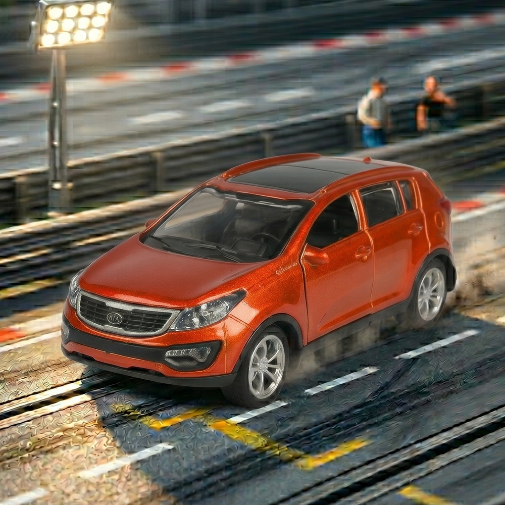 Die-Cast Model Car with Light & Sound