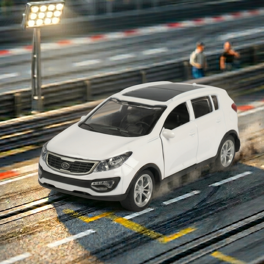 Die-Cast Model Car with Light & Sound