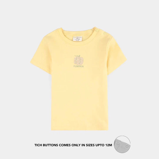 Infant Boys Jersey/Terry 2Pc Suit - Yellow