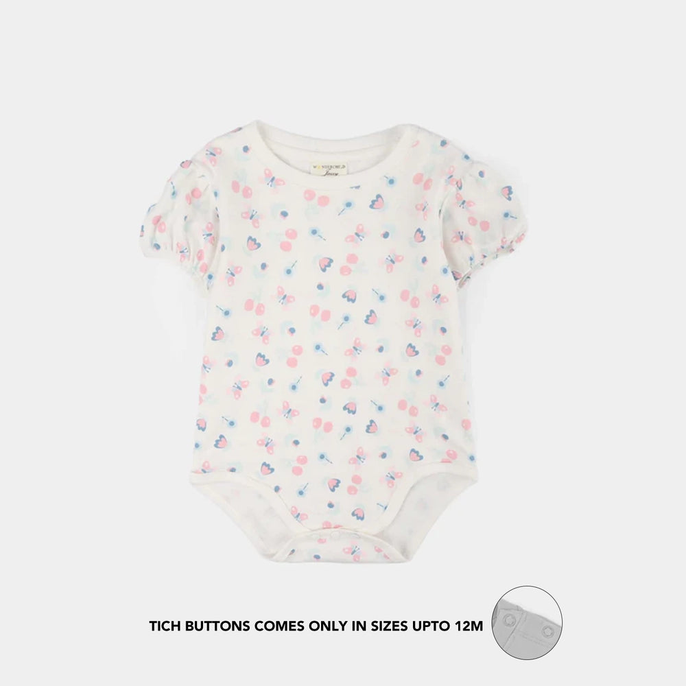 Infant Girls Jersey/Terry 2Pc Suit - Navy