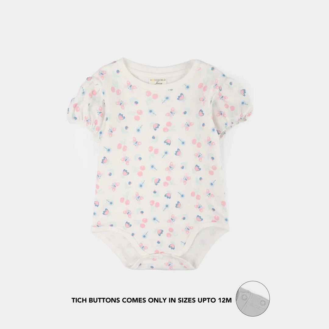 Infant Girls Jersey/Terry 2Pc Suit - Navy