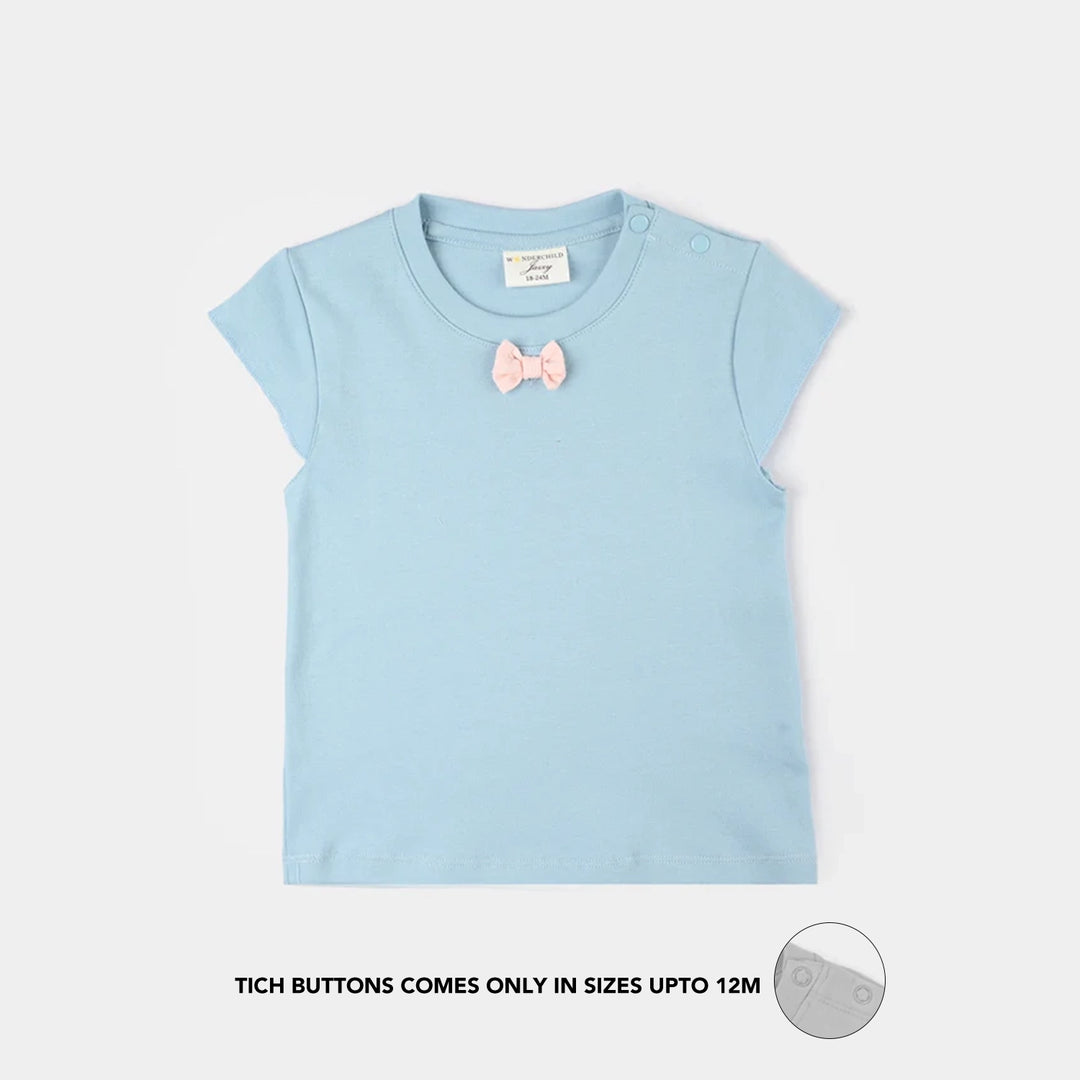 Infant Girls Jersey/Terry 2Pc Suit - Pink