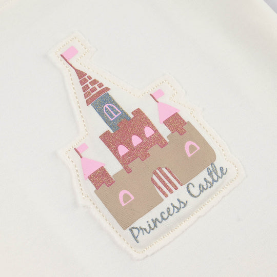 Infant Girls Jersey/Terry 2Pc Suit 287-090-WHITE