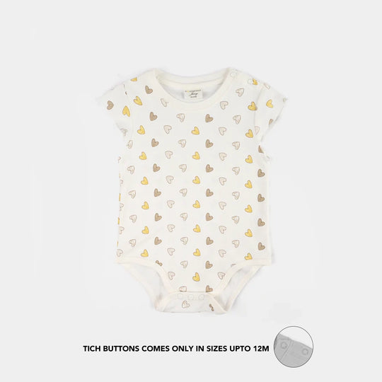 Infant Girls Jersey/Terry 2Pc Suit - Brown