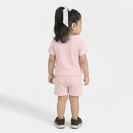 Infant Girls Thermal Suit (Tiny Wings) - Pink