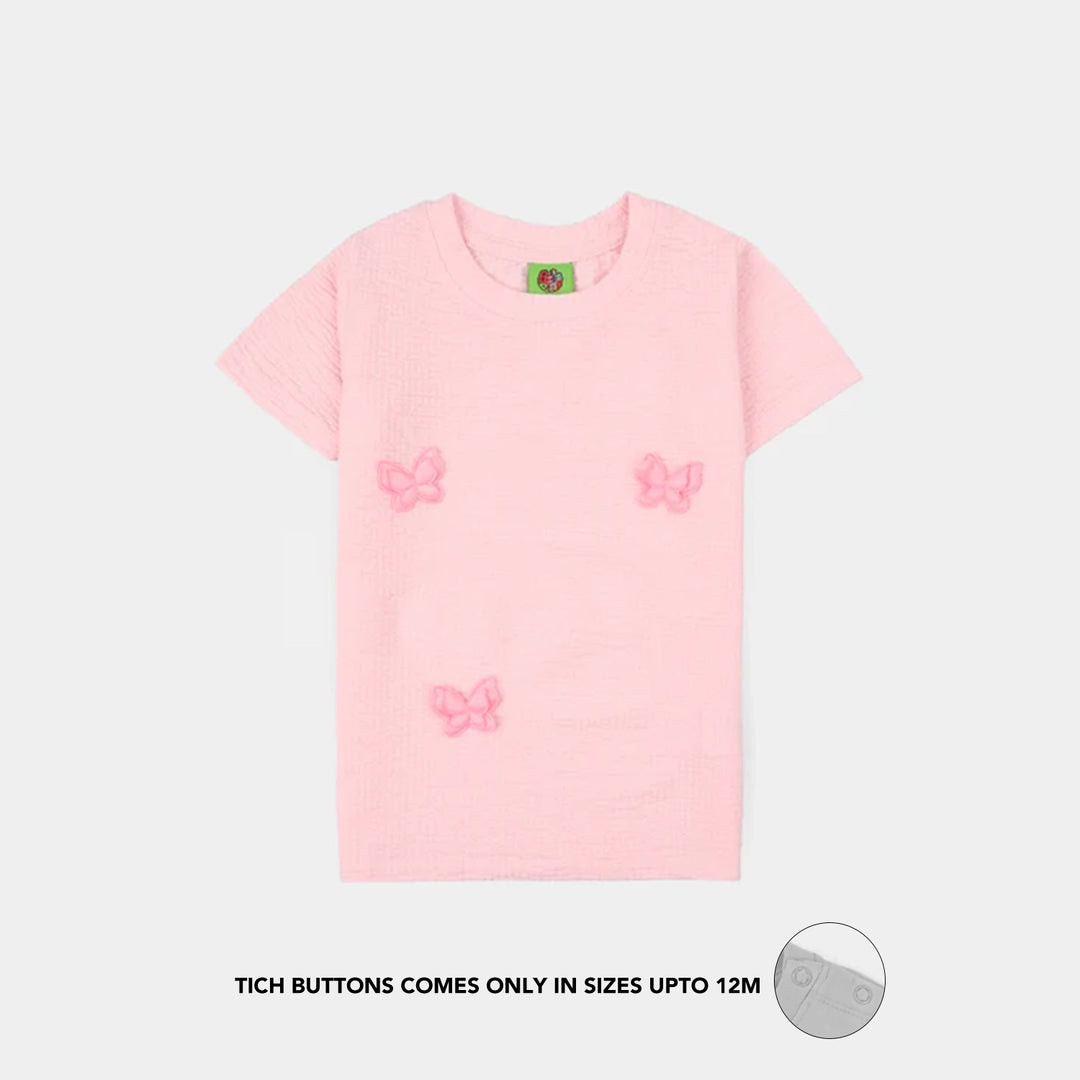 Infant Girls Thermal Suit (Tiny Wings) - Pink