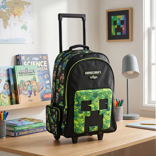 Smiggle Rolling Backpack/Trolley Bag for Kids