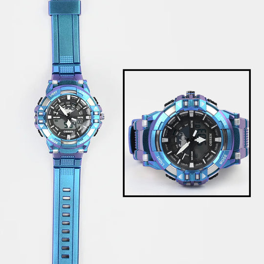 Dual-Display Sports Digital Wrist Watch