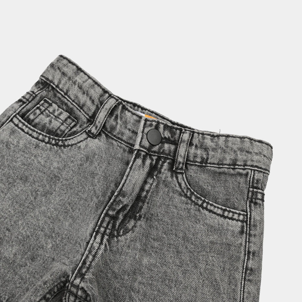 Boys Denim Viscose Short Character-L.grey