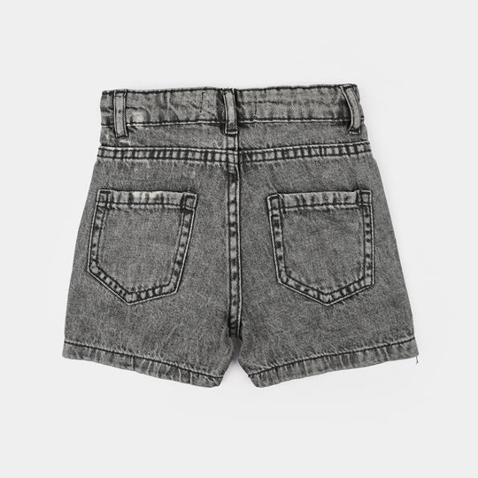 Boys Denim Viscose Short Character-L.grey
