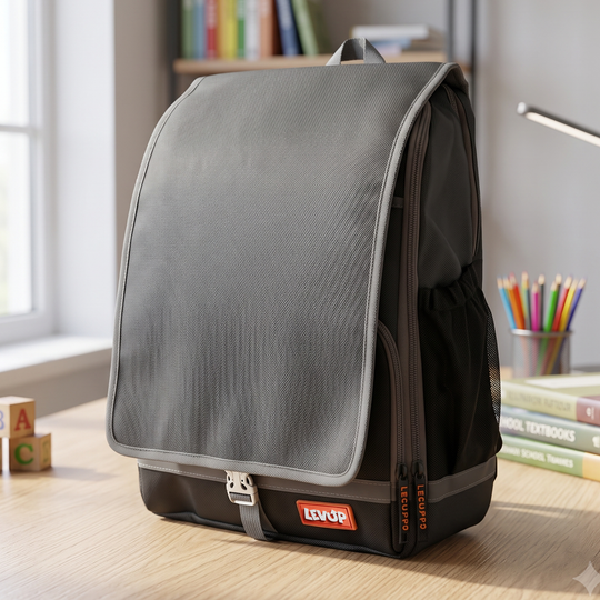 LEVUP 16" Rendoseru Flap-Top School Backpack for Kids | Grade 1-4