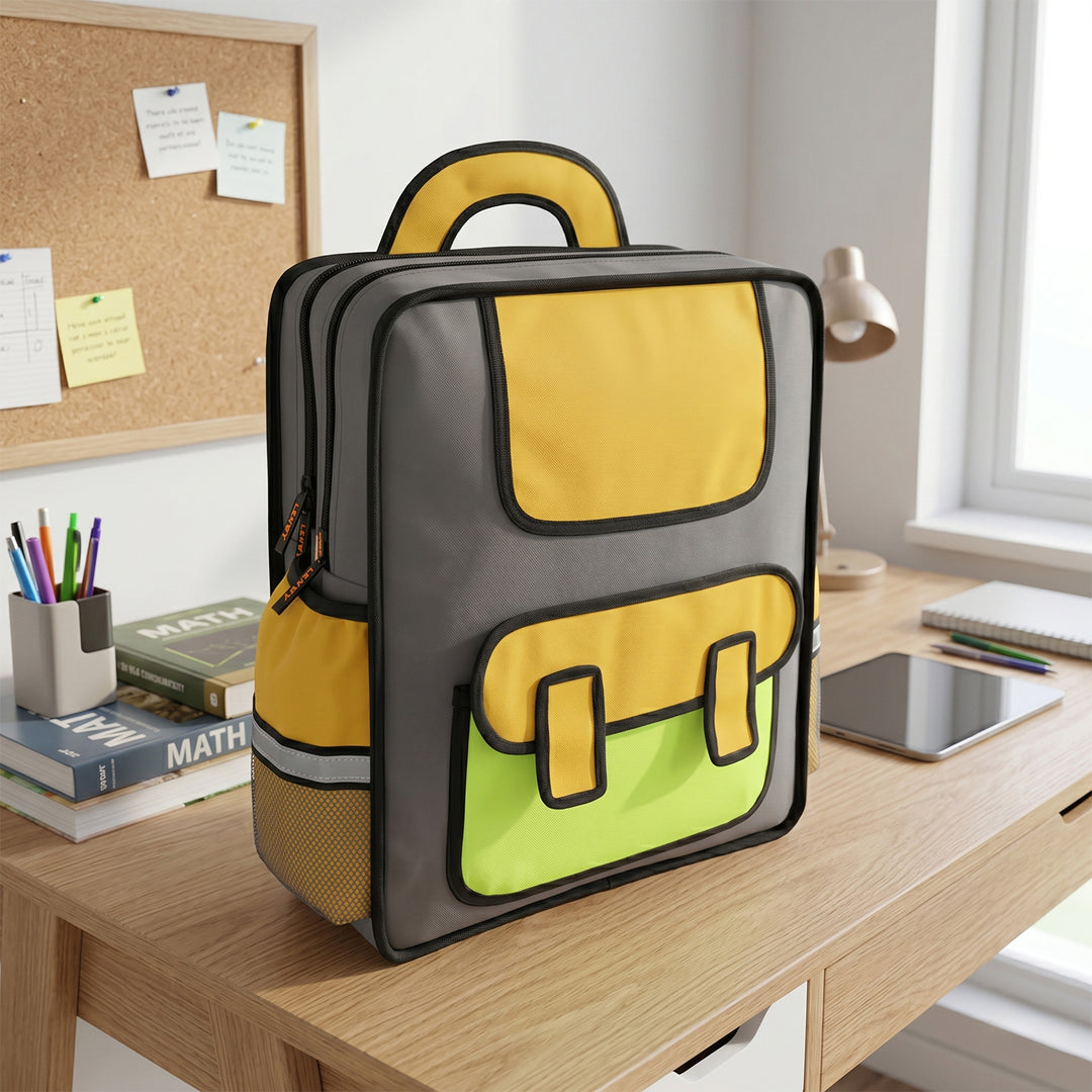 LEVUP 16" 2D Style Backpack/School Bag | Grade 1-4