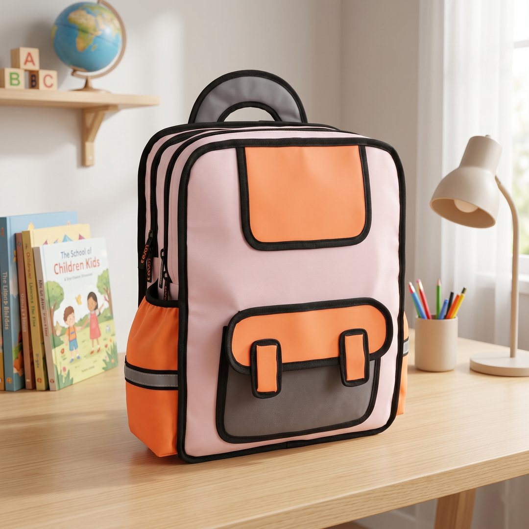 LEVUP 16" 2D Style Backpack/School Bag | Grade 1-4