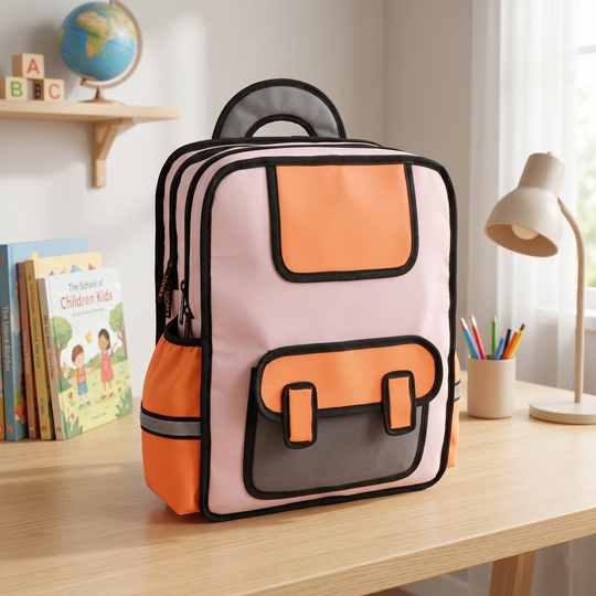 LEVUP 16" 2D Style Backpack/School Bag | Grade 1-4