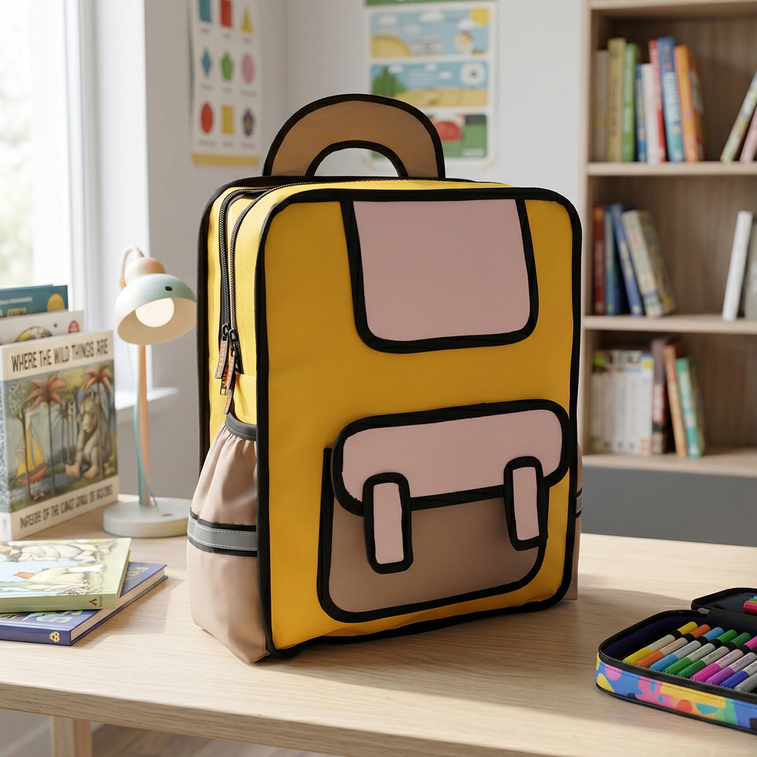 LEVUP 16" 2D Style Backpack/School Bag | Grade 1-4
